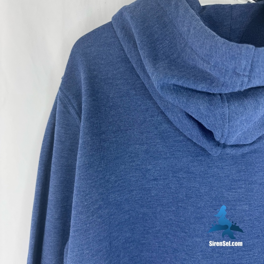 1236 U.S. Polo Assn. Full-Zip Hoodie – Size L – Heather Blue - Picture 9 of 15